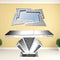Home Decor Luxury Hallway Mirror & Console Crystal Crushed Diamond Silver Mirror Finish