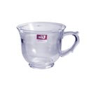 Lead Free Glass Tea Cup with Saucer Set of 6 240 ml