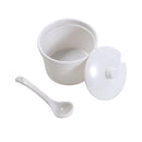 Melamine Sugar Pot with Lid Sugar Bowl with Spoon 8.6*6 cm