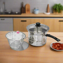 Stainless Steel Chips Fryer Pot 21  cm