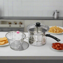 Stainless Steel Chips Fryer Pot 21  cm