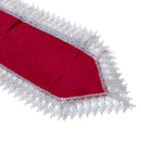 Floral Lace Table Runner Bright Red 200*40 cm