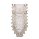 Floral Lace Table Runner Light Beige 200*40 cm