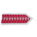 Floral Lace Table Runner Elegant Red 200*40 cm