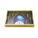 Ramadan Deco Food Tray Rectangle Eid Serving Tray Set of 2 Pcs 31*39/24*33 cm