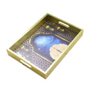 Ramadan Deco Serving Tray of 2 Pcs 31*39/24*33 cm