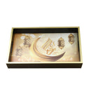 Ramadan Deco Serving Tray of 2 Pcs 31*39/24*33 cm