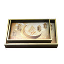 Ramadan Deco Serving Tray of 2 Pcs 31*39/24*33 cm