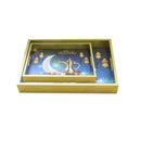 Ramadan Deco Serving Tray Set of 2 Pcs 31*39/24*33 cm