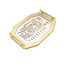 Ramadan Deco Serving Tray Set of 2 Pcs 31*39/24*33 cm