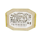 Ramadan Deco Serving Tray Set of 2 Pcs 31*39/24*33 cm
