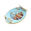 Ramadan Deco Serving Tray Set of 2 Pcs 34*24/40*30 cm
