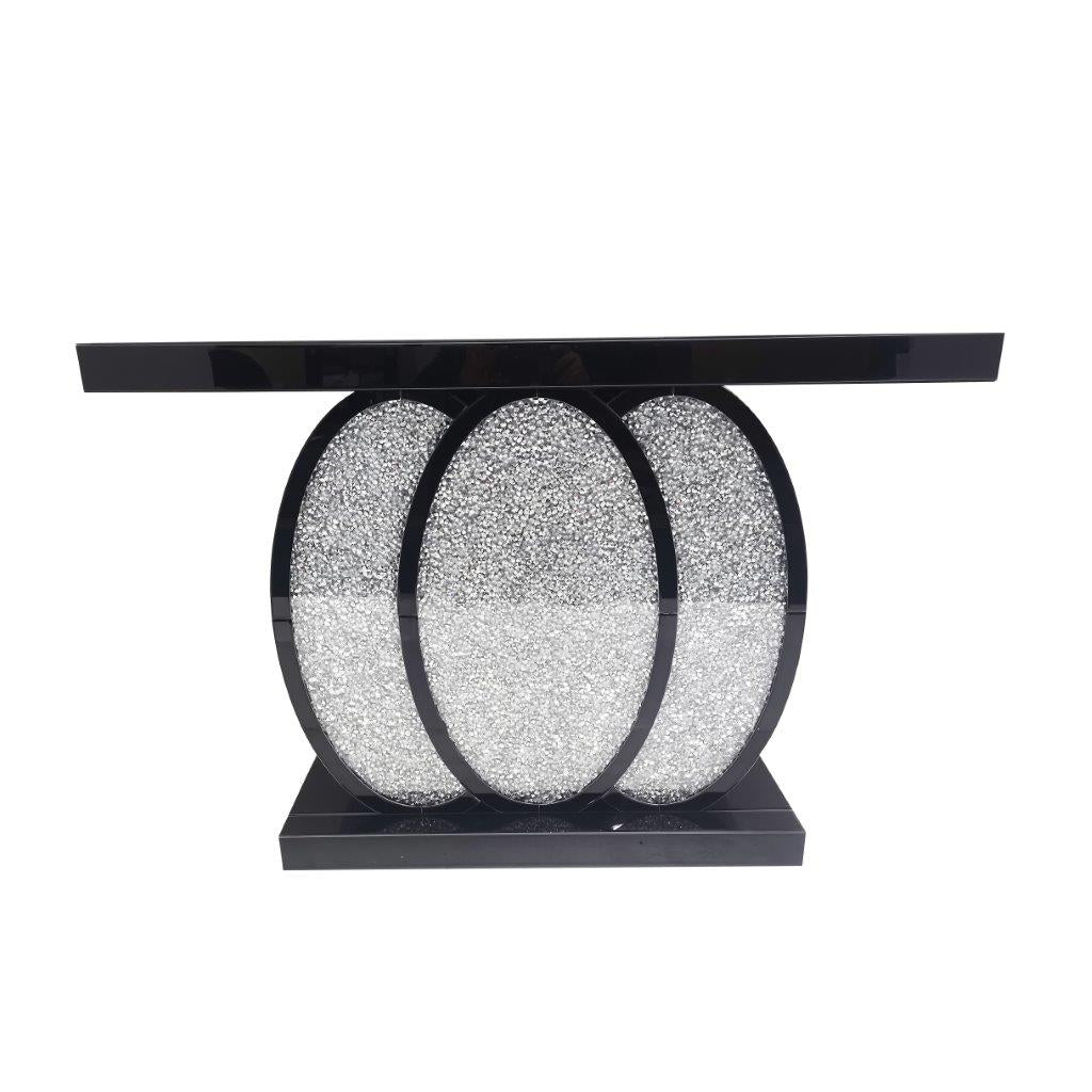 Buy Online Home Decor Luxury Hallway Mirror & Console Crystal Grey