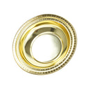 Stainless Steel Gold Plated Biryani Plate 38 cm
