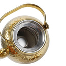 Stainless Steel Gold Teapot with Infuser Water Boilers Loose Leaf Tea Maker Water Kettle 1.2 Litre