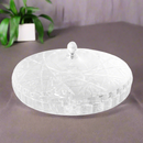 Acrylic Serving and Divided Platter with Lid, 35 cm, featuring multiple compartments for organized food presentation.