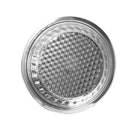 Abstract Pattern Stainless Steel Round Serving Tray 70 cm