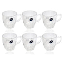 Lead Free Glass Tea Cup Set of 6 Pcs 208 ml