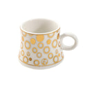 Ceramic Coffee Cup and Saucer Set of 6 Pcs 80 ml 11 cm