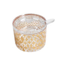 Acrylic Sugar Bowl Candy Jar with Spoon 9*9 cm