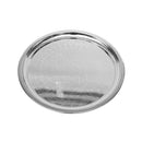 Silver Plated Stainless Steel Round Silver Serving Tray 30 cm