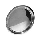 Stainless Steel Round Flat Silver Serving Tray 36 cm