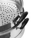 Stainless Steel Steamer 2 tier 28  cm