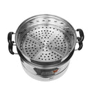 Stainless Steel Steamer 2 tier 32  cm