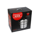 Stainless Steel Steamer 2 tier 32  cm