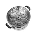 Stainless Steel Steamer 2 tier 34  cm