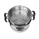Stainless Steel Steamer 2 tier 38  cm