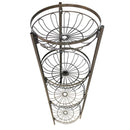 Fruit & Vegetables Trolley 4 tier Wheels 28*90 cm
