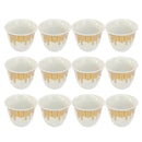 Ceramic Coffee Cup Cawa Set of 12 Pcs 75 ml