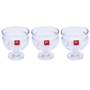 Glass Ice Cream and Dessert Bowl Set of 3 Pcs 9.5*10 cm