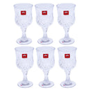 Lead Free Footed Glass Tumbler Set of 6 Pcs 160 ml