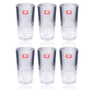 Lead Free Drinking Glass Tumbler Set of 6 Pcs 300 ml