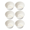 Whitre Ceramic Dipping Bowl Set of 6 Pcs 8.5*4.3 cm