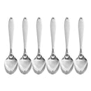 Stainless Steel Rice Spoon Set of 6 Pcs 20 cm Utensils