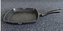Non Stick Marble Cookware Ribbed Skillet Pan Steak Pan