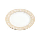 Round White Ceramic Plate Dinner Plate 9''