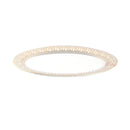 Oval White Ceramic Plate 14''