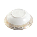 White Ceramic Tableware Ceramic Cereal Bowl Soup Bowl 9''