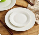 Round White Ceramic Dinner Plate 11 Inch 28 cm