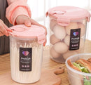 Multipurpose Clear Colour Plastic Food Canisters Storage Container Set of 2 Pcs 14.5X17.7 2200 ml
12X16.2 1200 ml