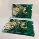 Deco Acrylic Serving Tray Set of 2 Pcs 36.5*26.5*4 cm
32.5*22.5*4 cm