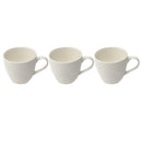 Ceramic Latte Cups Coffee Mug Set of 3 Pcs 8.5*7.6 cm