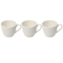 Ceramic Latte Cups Coffee Mug Set of 3 Pcs 8.5*7.6 cm