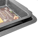 Marble Oven Roasting Pan with Handle 26.5*23*4.7 cm 
416g