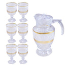 Glass Jug and Tumbler Set of 7 Pcs
