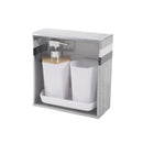 Toothbrush & Soap Holder Set Set of 3 Pcs
